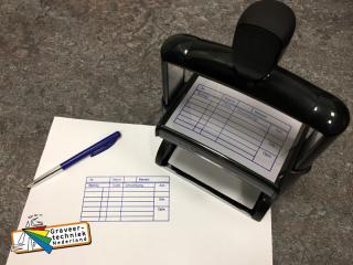 Grote inktstempels zelfinktend 116x70mm